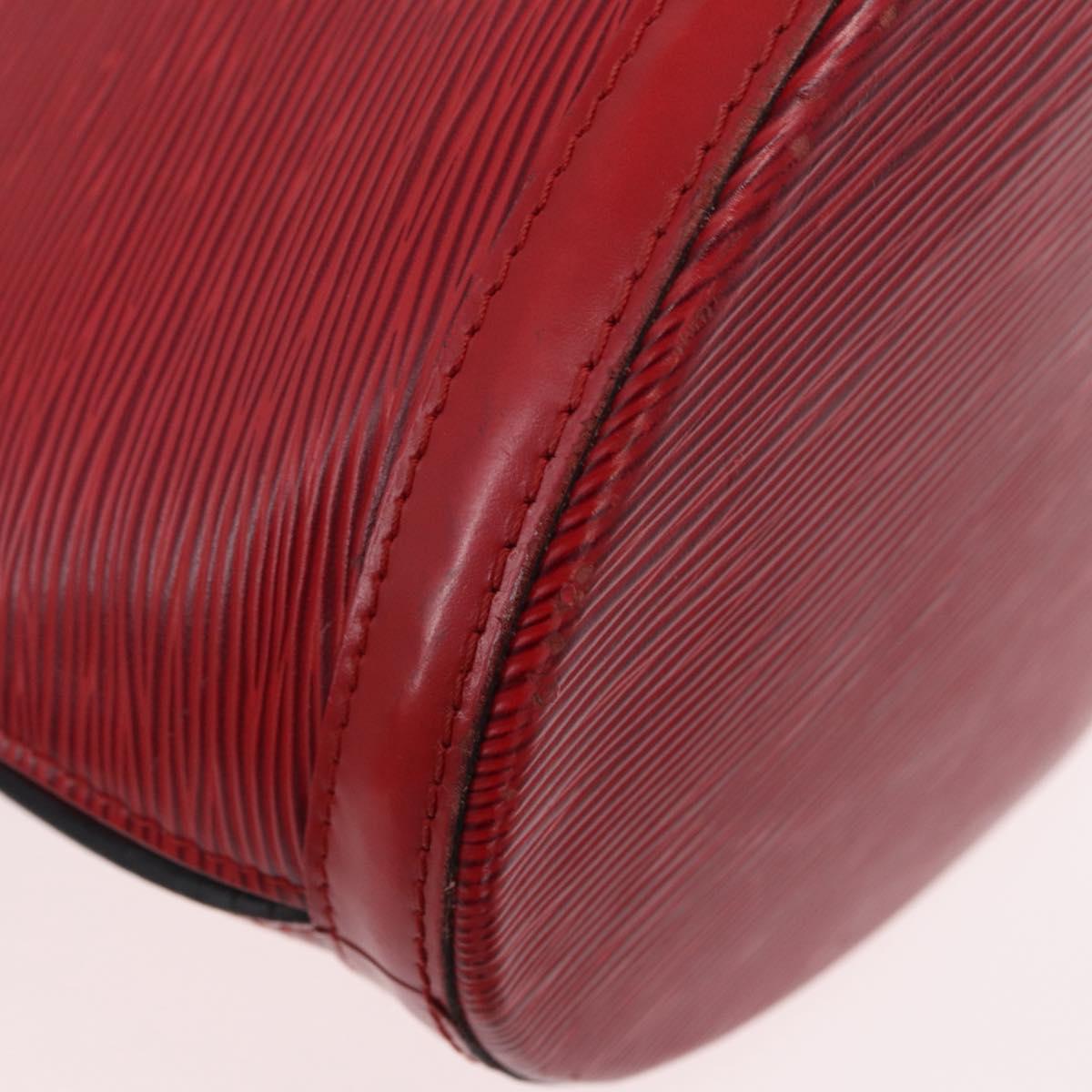 LOUIS VUITTON Epi Cluny Shoulder Bag Red M52257 LV Auth ka3024