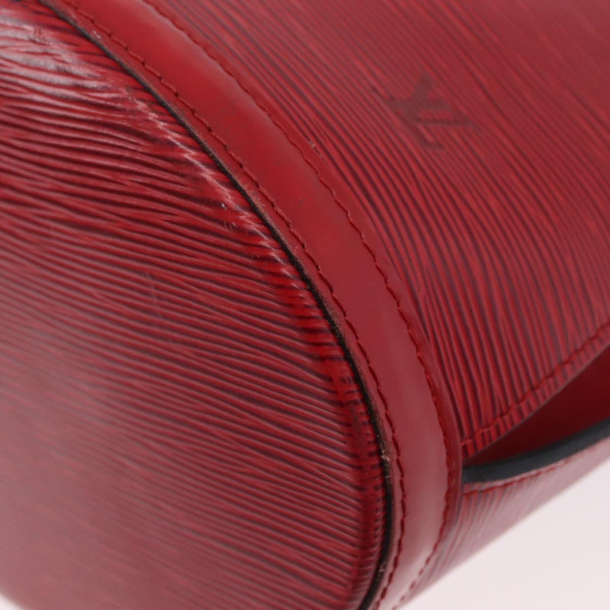 LOUIS VUITTON Epi Cluny Shoulder Bag Red M52257 LV Auth ka3024