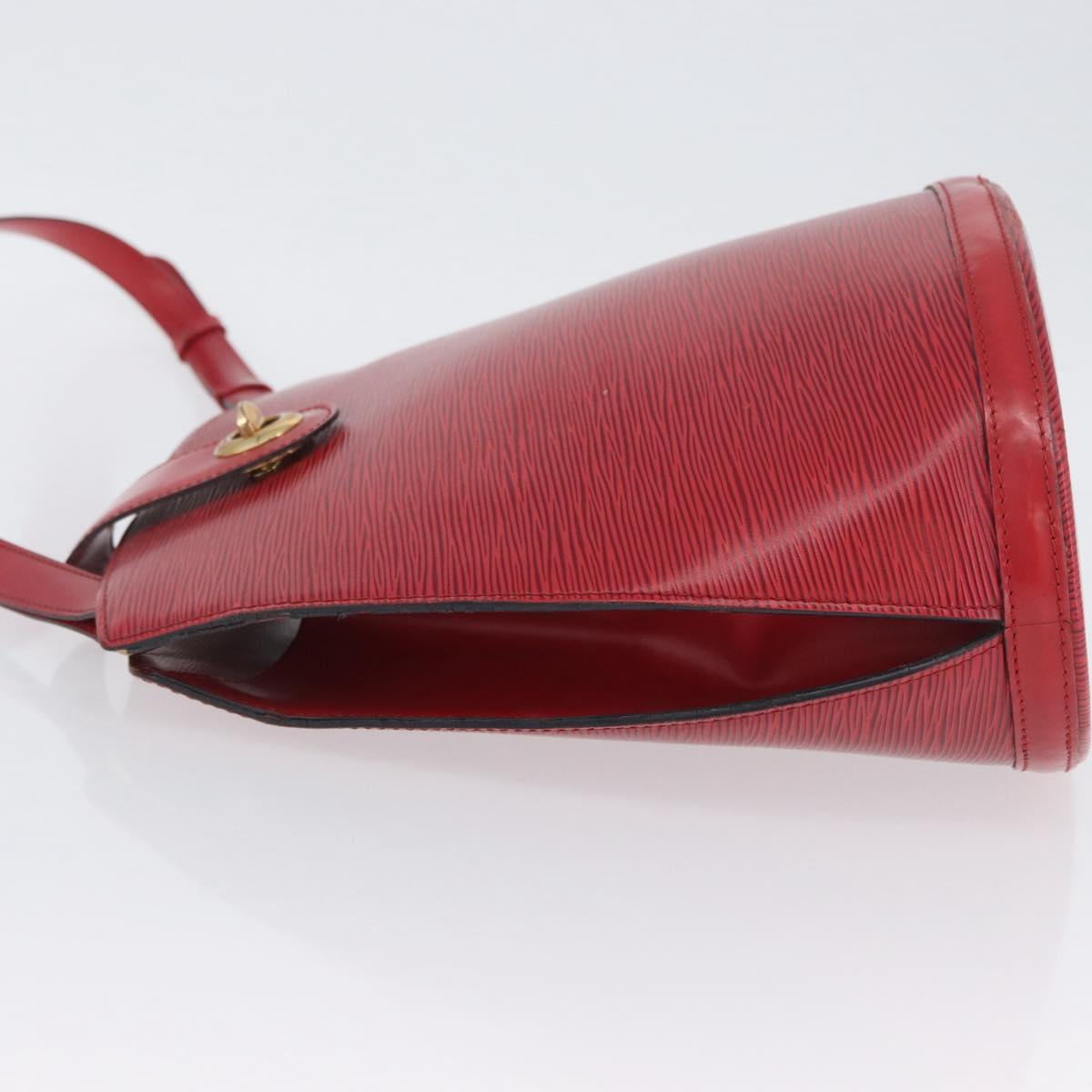 LOUIS VUITTON Epi Cluny Shoulder Bag Red M52257 LV Auth ka3024