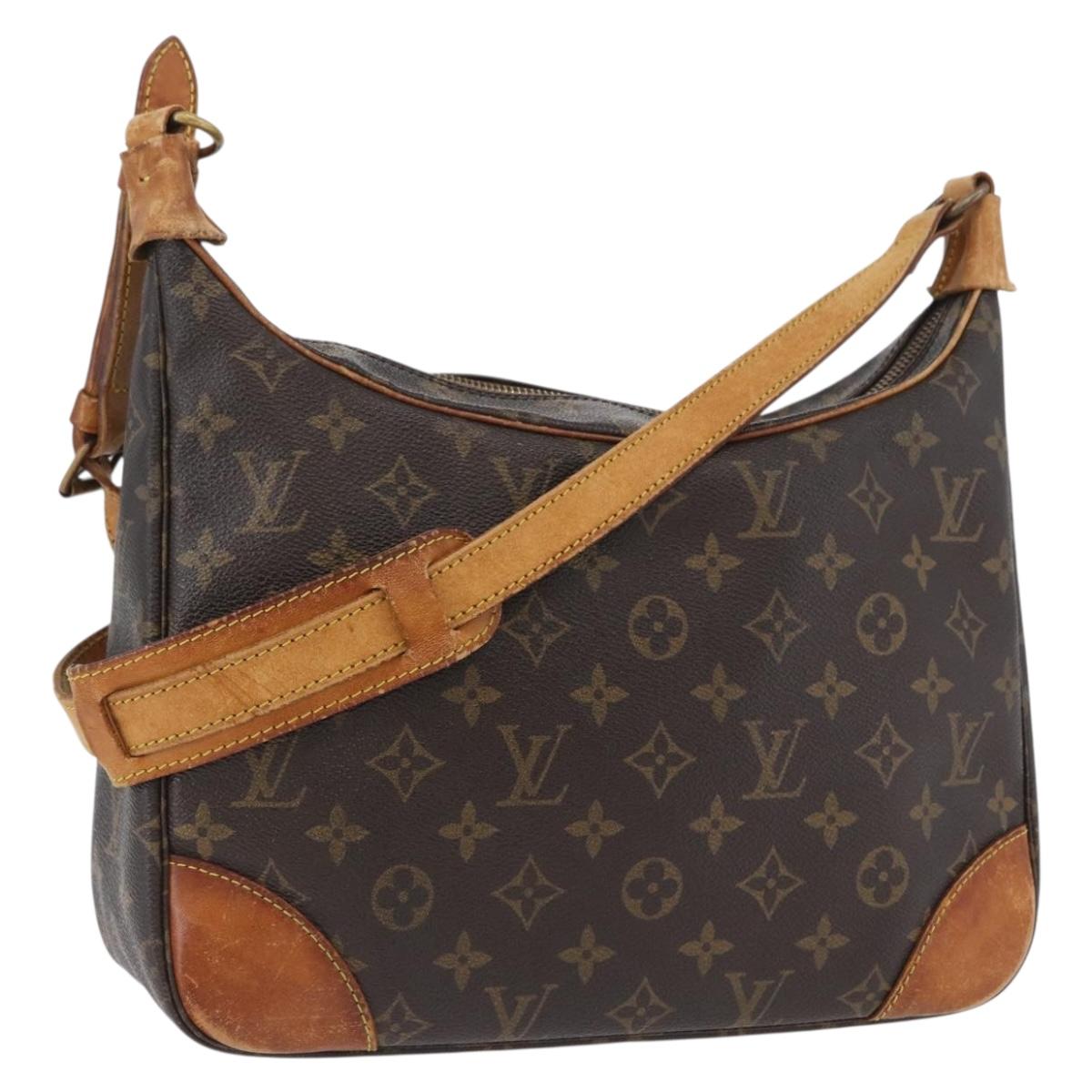 LOUIS VUITTON Monogram Boulogne 30 Shoulder Bag M51265 LV Auth ka3032