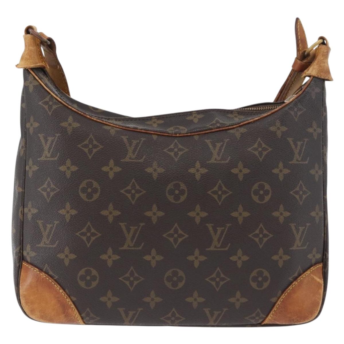 LOUIS VUITTON Monogram Boulogne 30 Shoulder Bag M51265 LV Auth ka3032