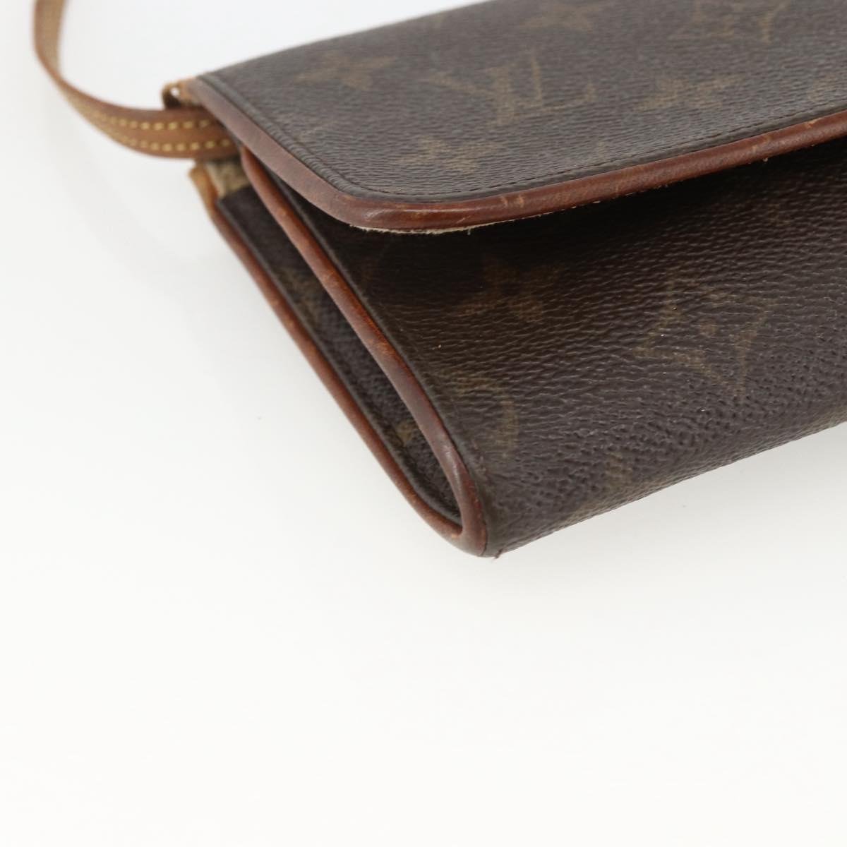 LOUIS VUITTON Monogram Pochette Twin GM Shoulder Bag M51852 LV Auth ka3039
