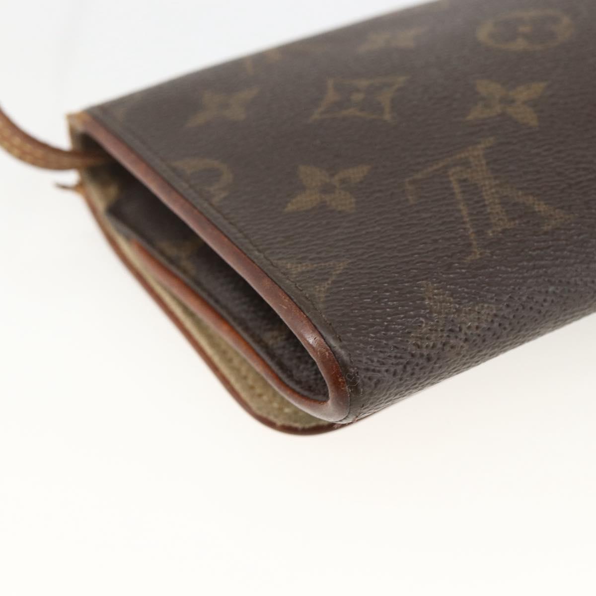 LOUIS VUITTON Monogram Pochette Twin GM Shoulder Bag M51852 LV Auth ka3039