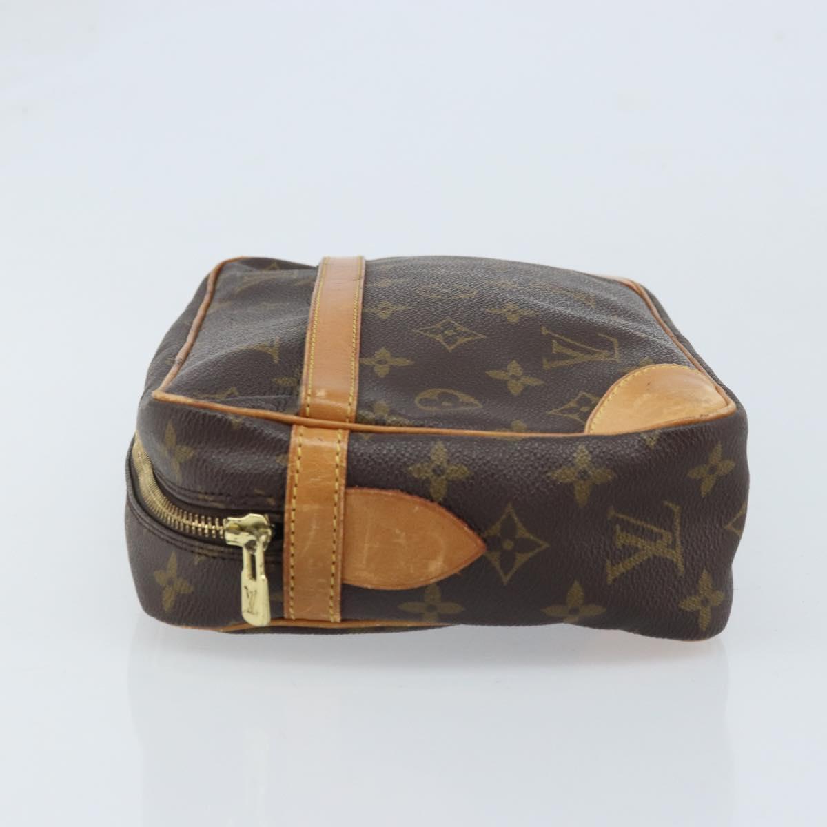 LOUIS VUITTON Monogram Compiegne 28 Clutch Bag M51845 LV Auth ka3057