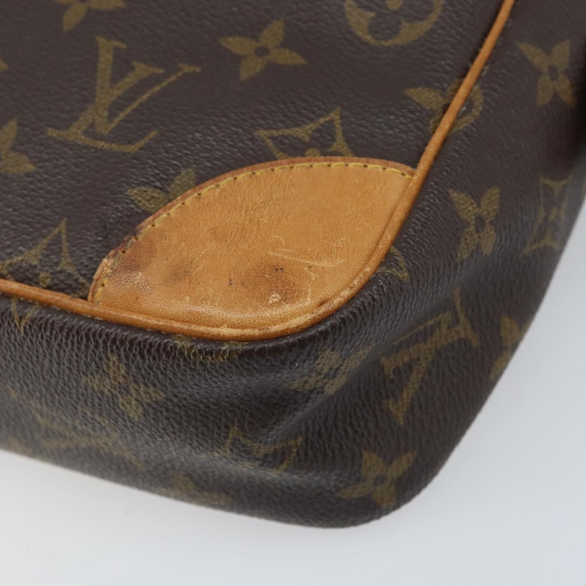 LOUIS VUITTON Monogram Compiegne 28 Clutch Bag M51845 LV Auth ka3057