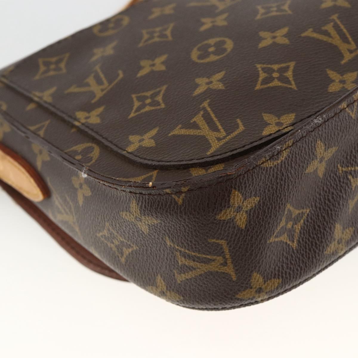 LOUIS VUITTON Monogram Saint Cloud GM Shoulder Bag M51242 LV Auth ka3062