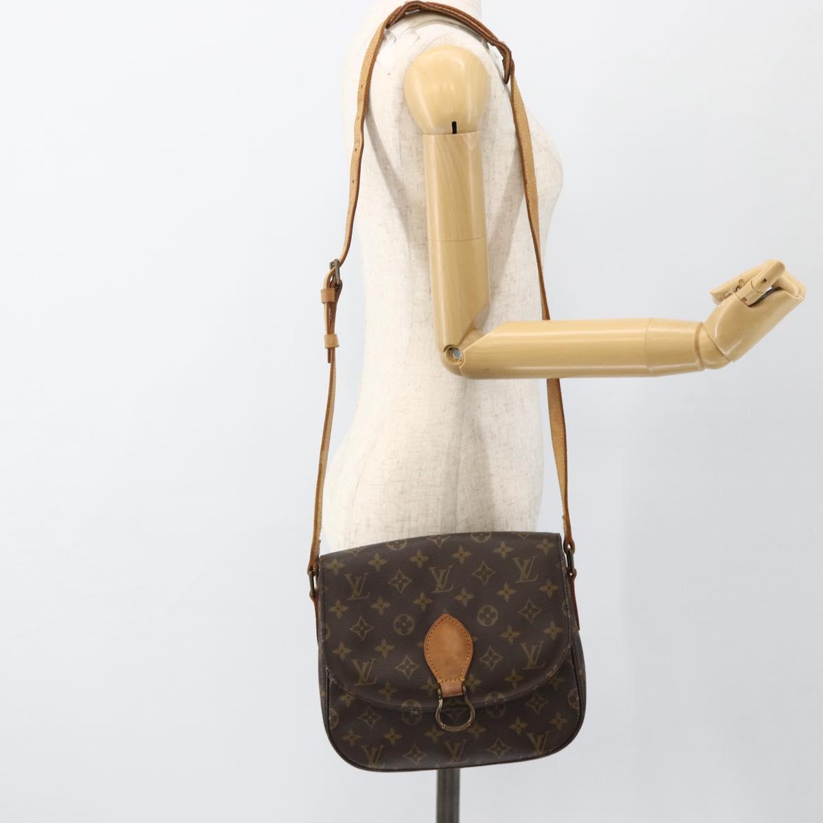 LOUIS VUITTON Monogram Saint Cloud GM Shoulder Bag M51242 LV Auth ka3062