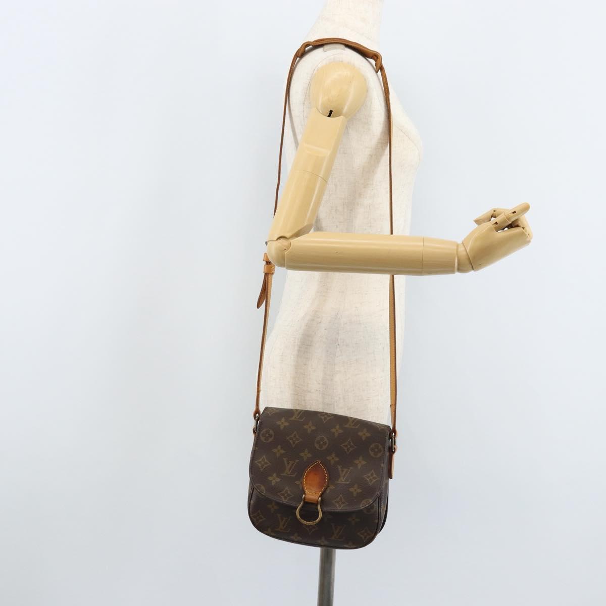 LOUIS VUITTON Monogram Saint Cloud MM Shoulder Bag M51243 LV Auth ka3066