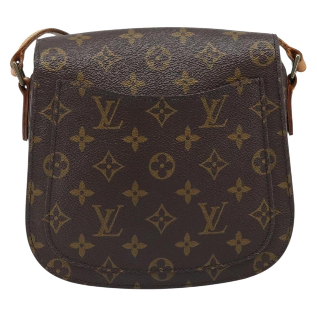 LOUIS VUITTON Monogram Saint Cloud MM Shoulder Bag M51243 LV Auth ka3066