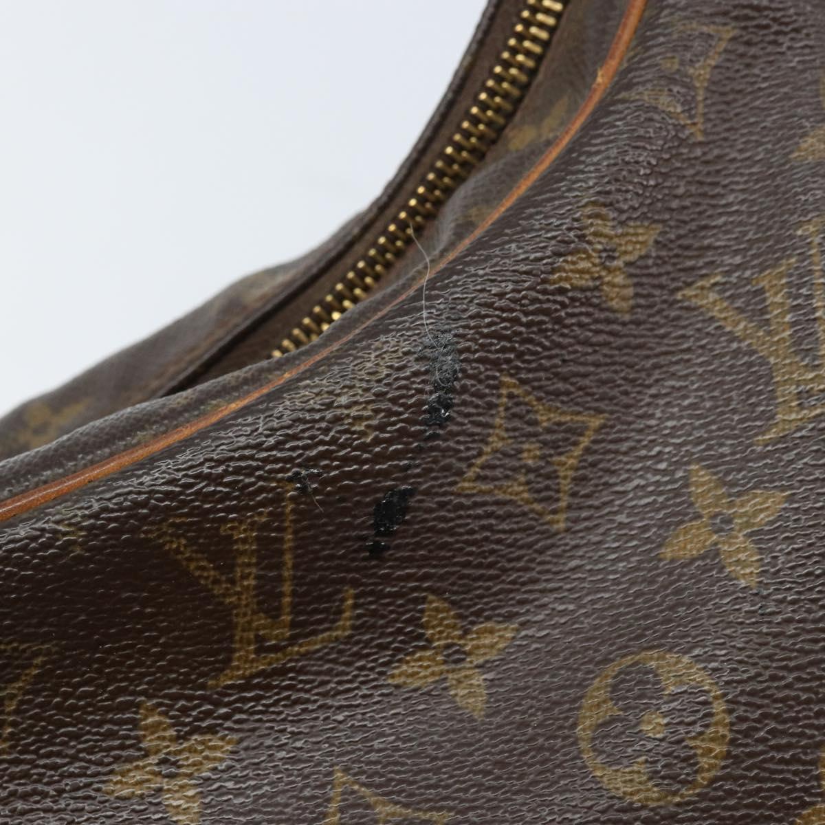 LOUIS VUITTON Monogram Boulogne 30 Shoulder Bag M51265 LV Auth ka3080