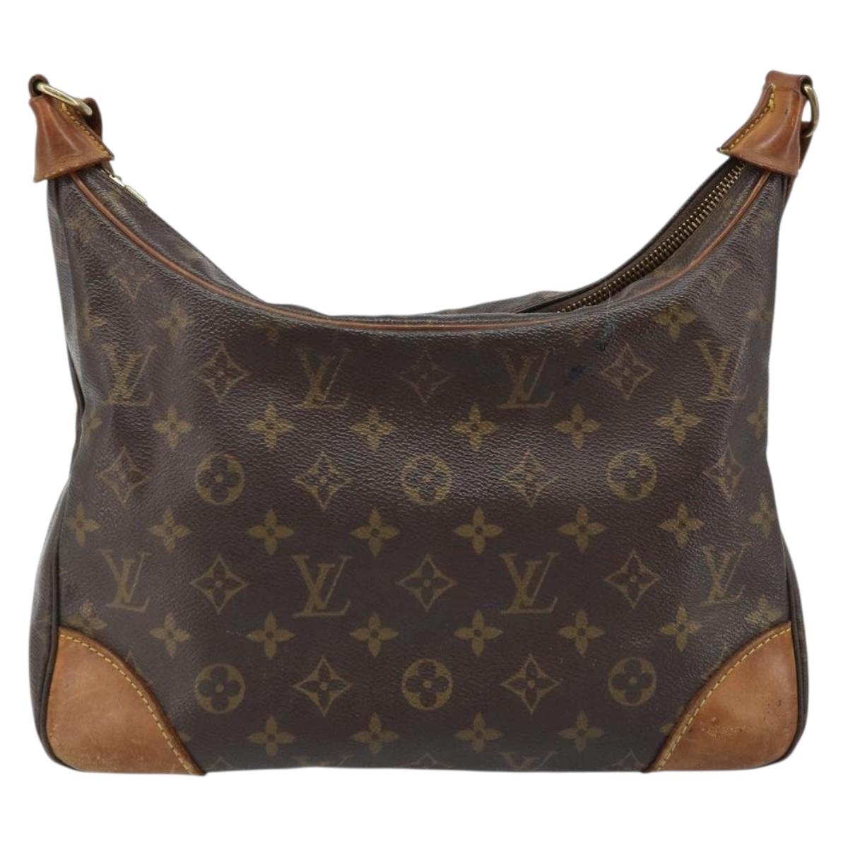 LOUIS VUITTON Monogram Boulogne 30 Shoulder Bag M51265 LV Auth ka3080