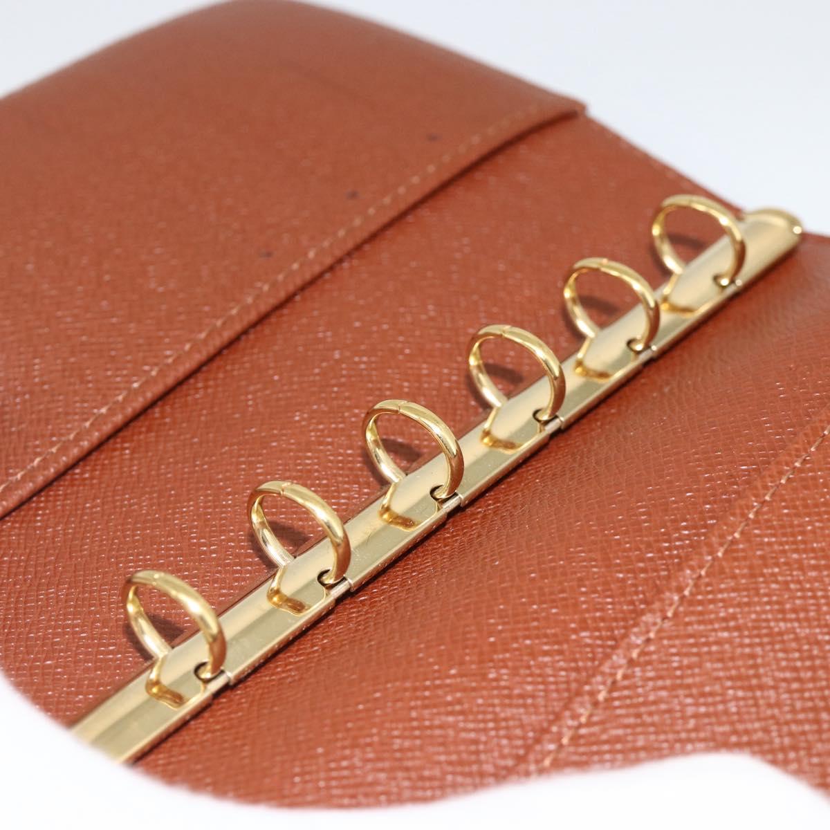 LOUIS VUITTON Monogram Agenda PM Day Planner Cover R20005 LV Auth ka3089