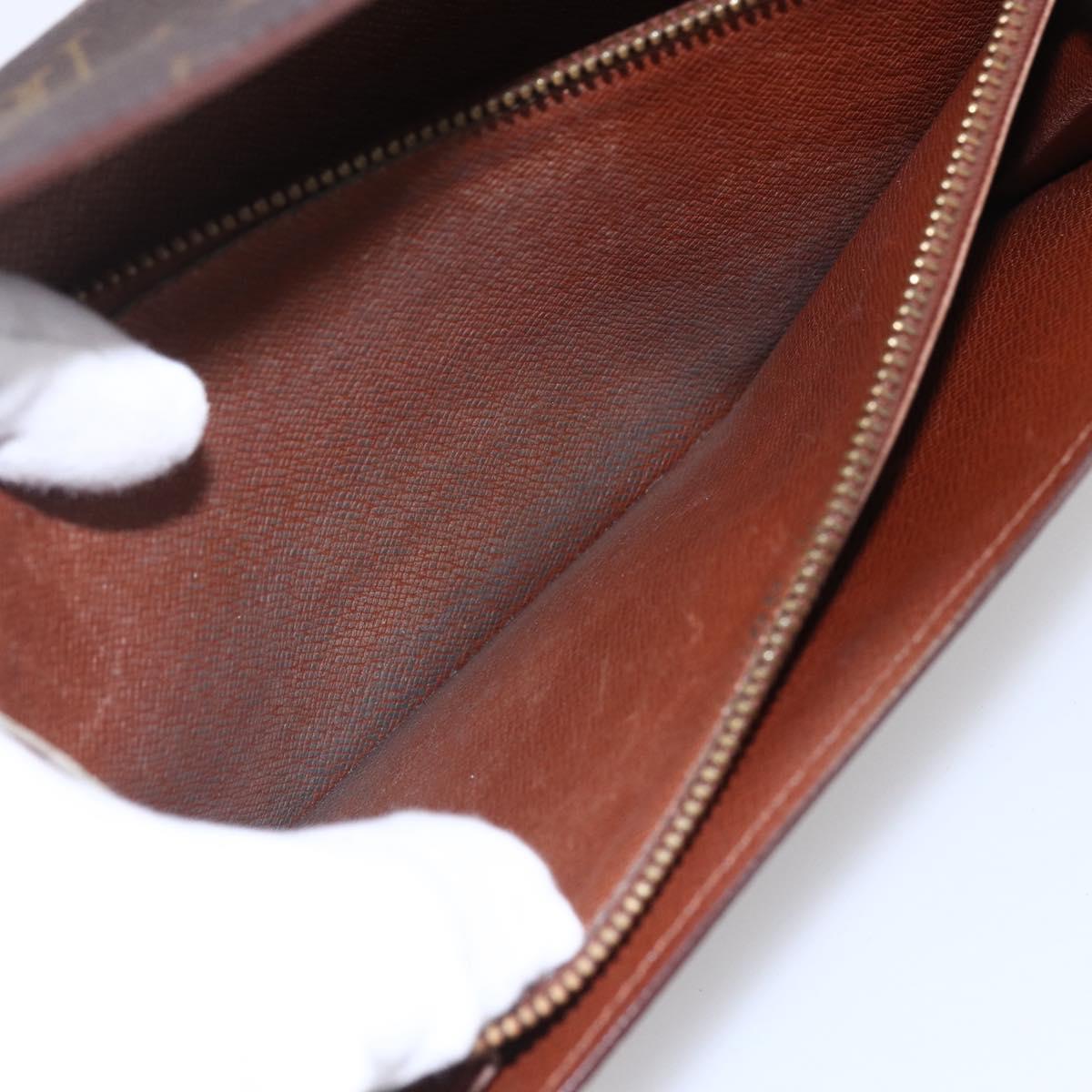 LOUIS VUITTON Monogram Portefeuille Sarah Long Wallet M61734 LV Auth ka309