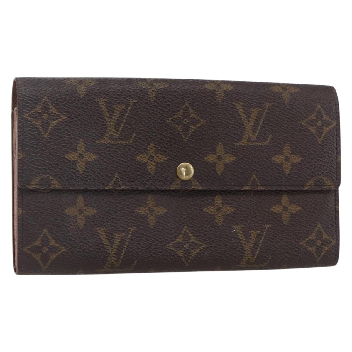 LOUIS VUITTON Monogram Portefeuille Sarah Long Wallet M61734 LV Auth ka309