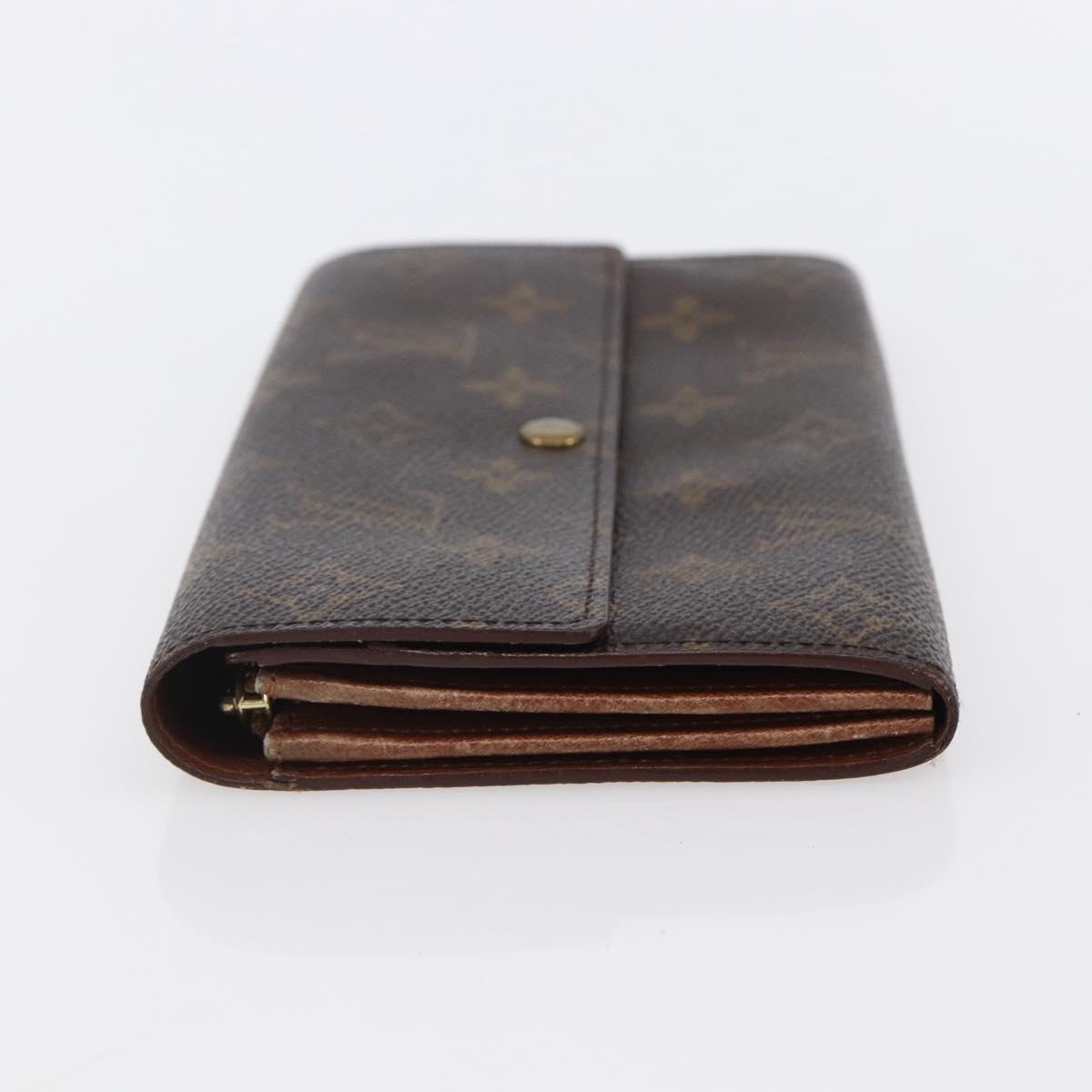 LOUIS VUITTON Monogram Portefeuille Sarah Long Wallet M61734 LV Auth ka309