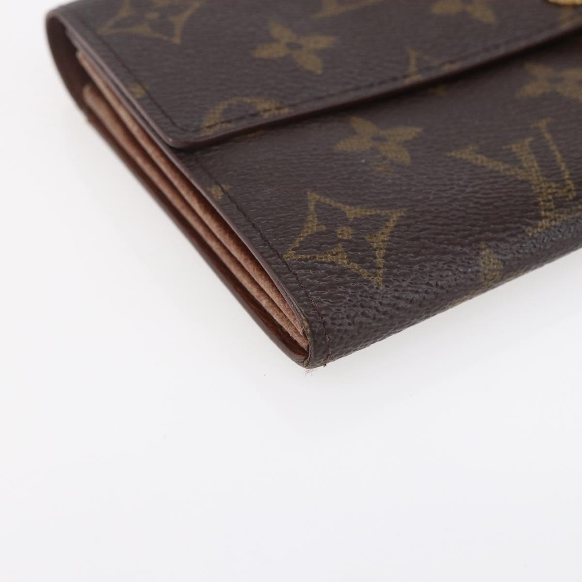 LOUIS VUITTON Monogram Portefeuille Sarah Long Wallet M61734 LV Auth ka309