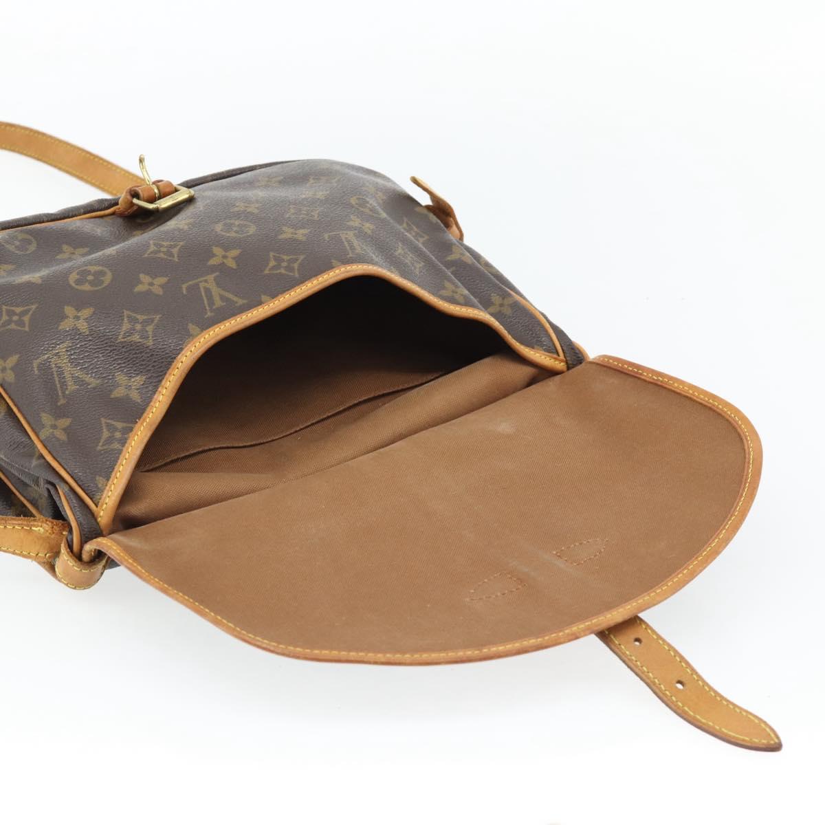 LOUIS VUITTON Monogram Saumur 30 Shoulder Bag M42256 LV Auth ka3095