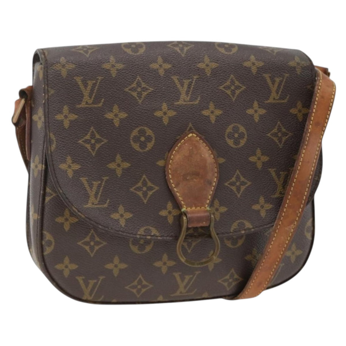 LOUIS VUITTON Monogram Saint Cloud GM Shoulder Bag M51242 LV Auth ka3097