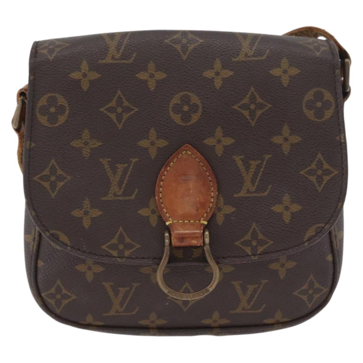 LOUIS VUITTON Monogram Saint Cloud MM Shoulder Bag M51243 LV Auth ka3112