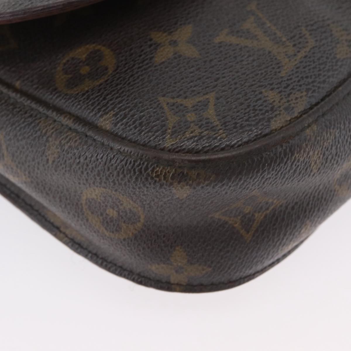LOUIS VUITTON Monogram Saint Cloud MM Shoulder Bag M51243 LV Auth ka3114