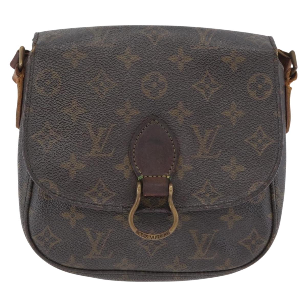 LOUIS VUITTON Monogram Saint Cloud MM Shoulder Bag M51243 LV Auth ka3114