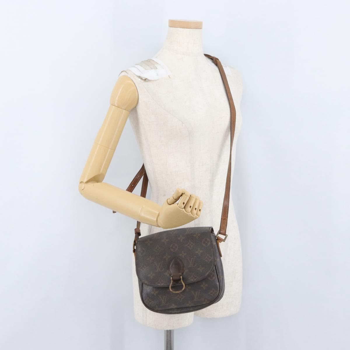 LOUIS VUITTON Monogram Saint Cloud MM Shoulder Bag M51243 LV Auth ka3114