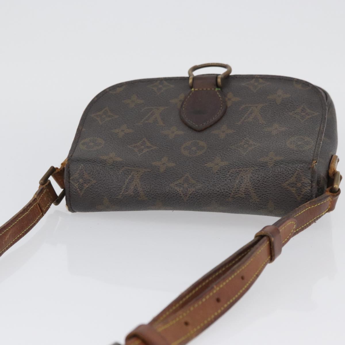 LOUIS VUITTON Monogram Saint Cloud MM Shoulder Bag M51243 LV Auth ka3114