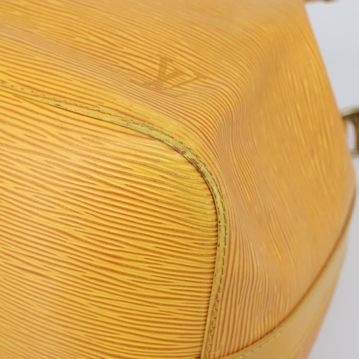 LOUIS VUITTON Epi Petit Noe Shoulder Bag Yellow M44109 LV Auth ka3115
