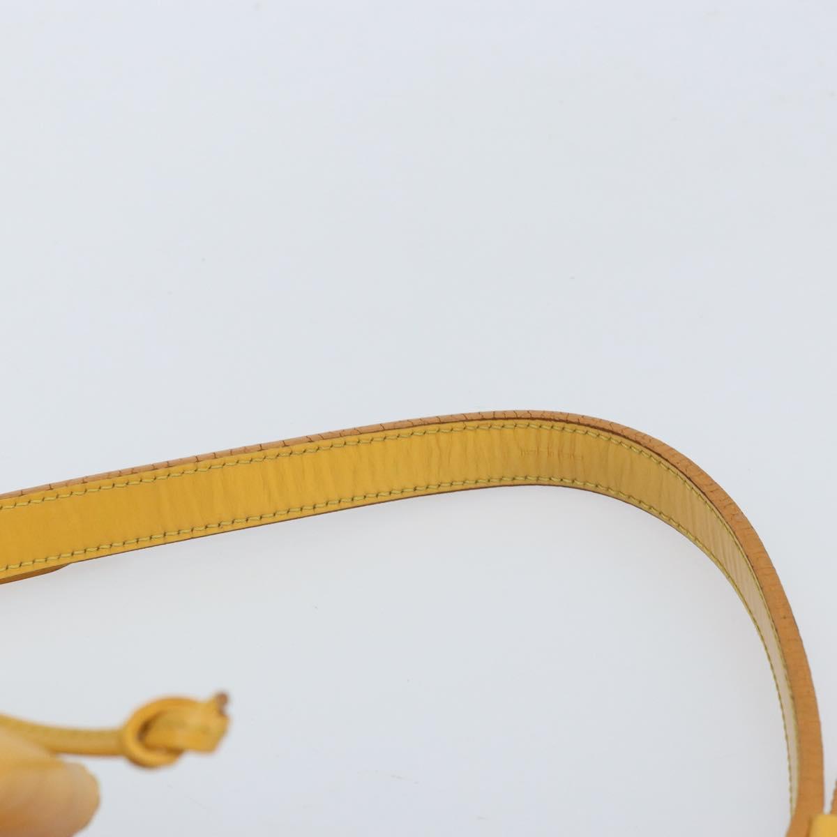 LOUIS VUITTON Epi Petit Noe Shoulder Bag Yellow M44109 LV Auth ka3115
