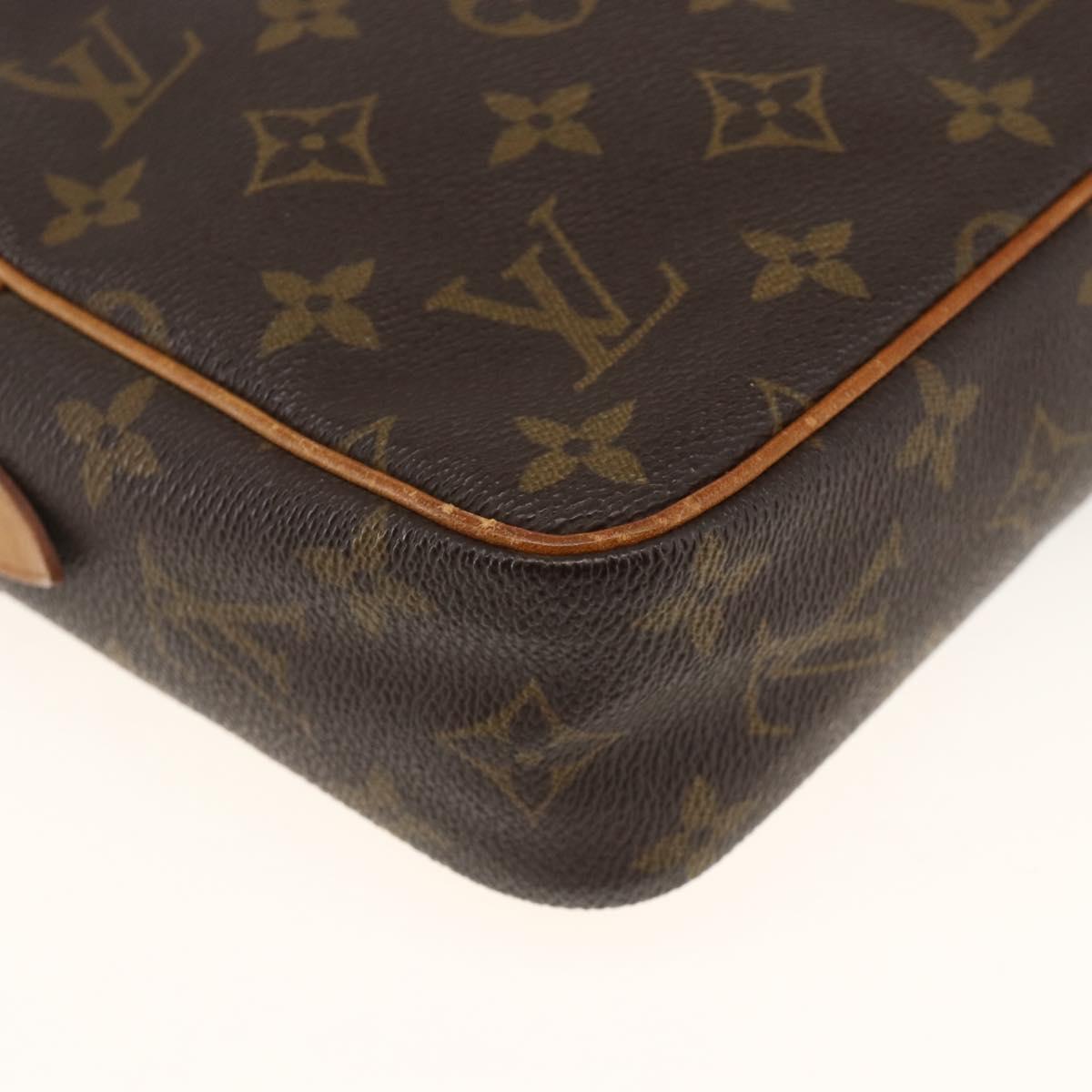 LOUIS VUITTON Monogram Compiegne 23 Clutch Bag M51847 LV Auth ka3117