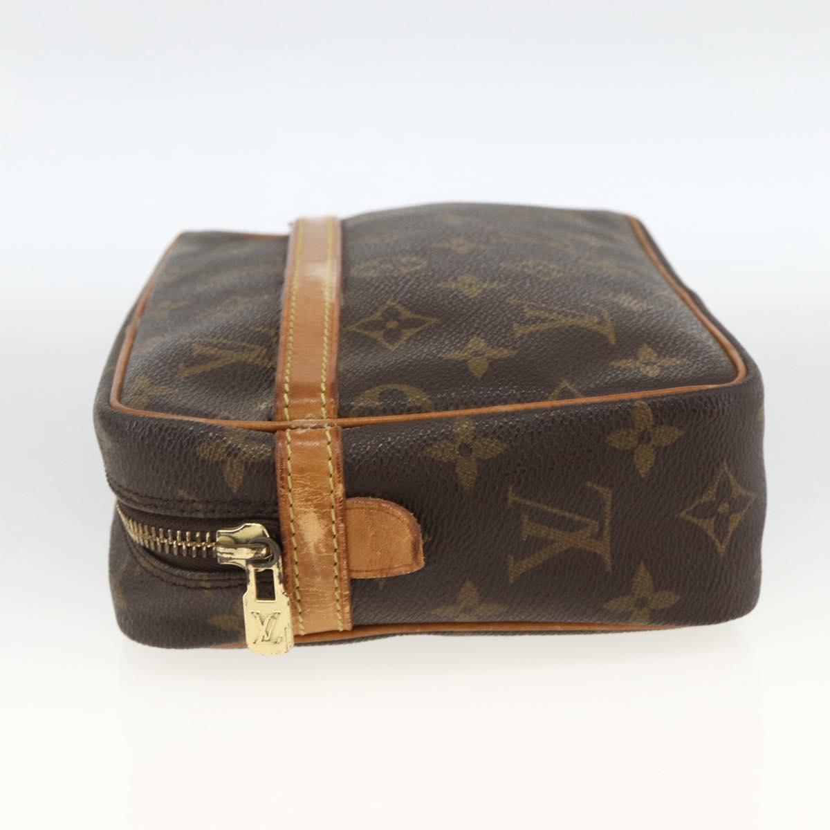 LOUIS VUITTON Monogram Compiegne 23 Clutch Bag M51847 LV Auth ka3117