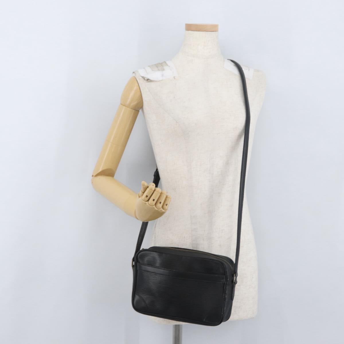 LOUIS VUITTON Epi Trocadero 23 Shoulder Bag Black M52302 LV Auth ka3119