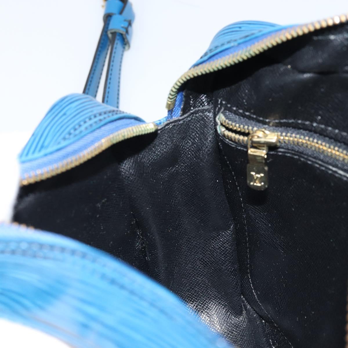 LOUIS VUITTON Epi Trocadero 23 Shoulder Bag Blue M52305 LV Auth ka3127