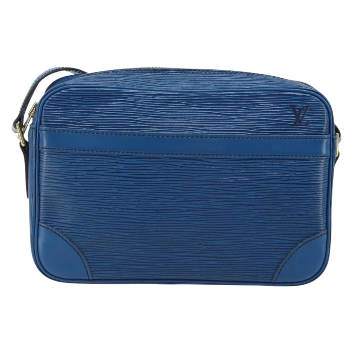 LOUIS VUITTON Epi Trocadero 23 Shoulder Bag Blue M52305 LV Auth ka3127