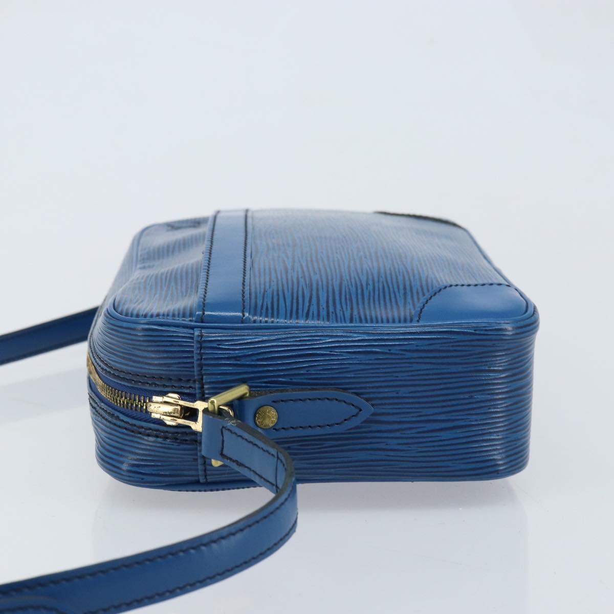LOUIS VUITTON Epi Trocadero 23 Shoulder Bag Blue M52305 LV Auth ka3127