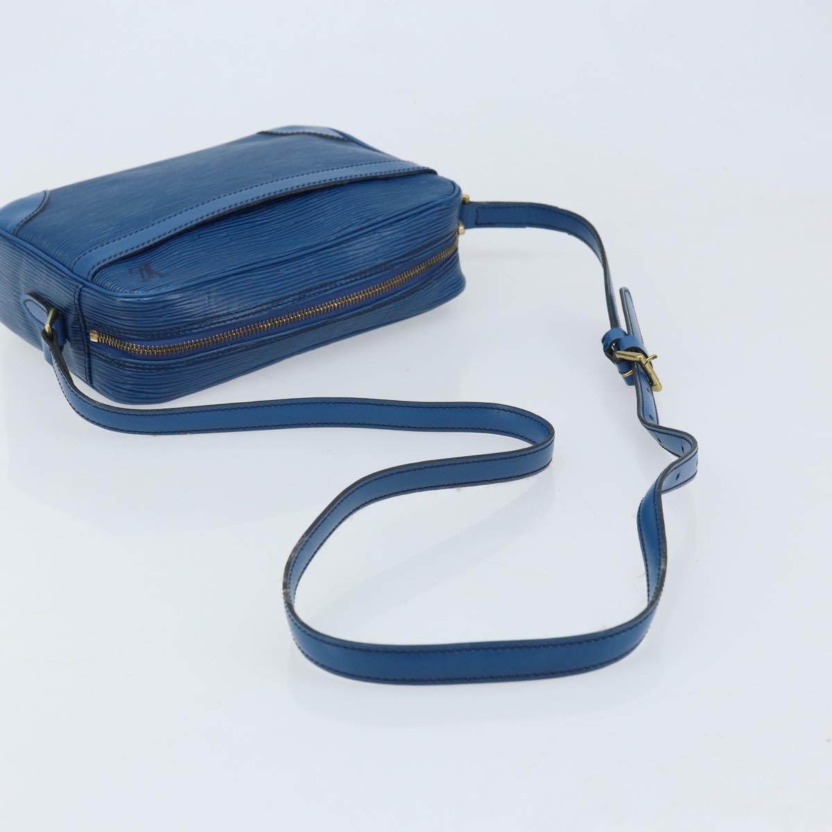 LOUIS VUITTON Epi Trocadero 23 Shoulder Bag Blue M52305 LV Auth ka3127