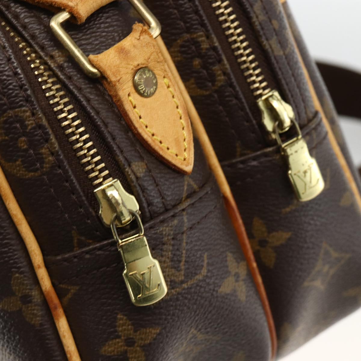 LOUIS VUITTON Monogram Reporter PM Shoulder Bag M45254 LV Auth ka3149