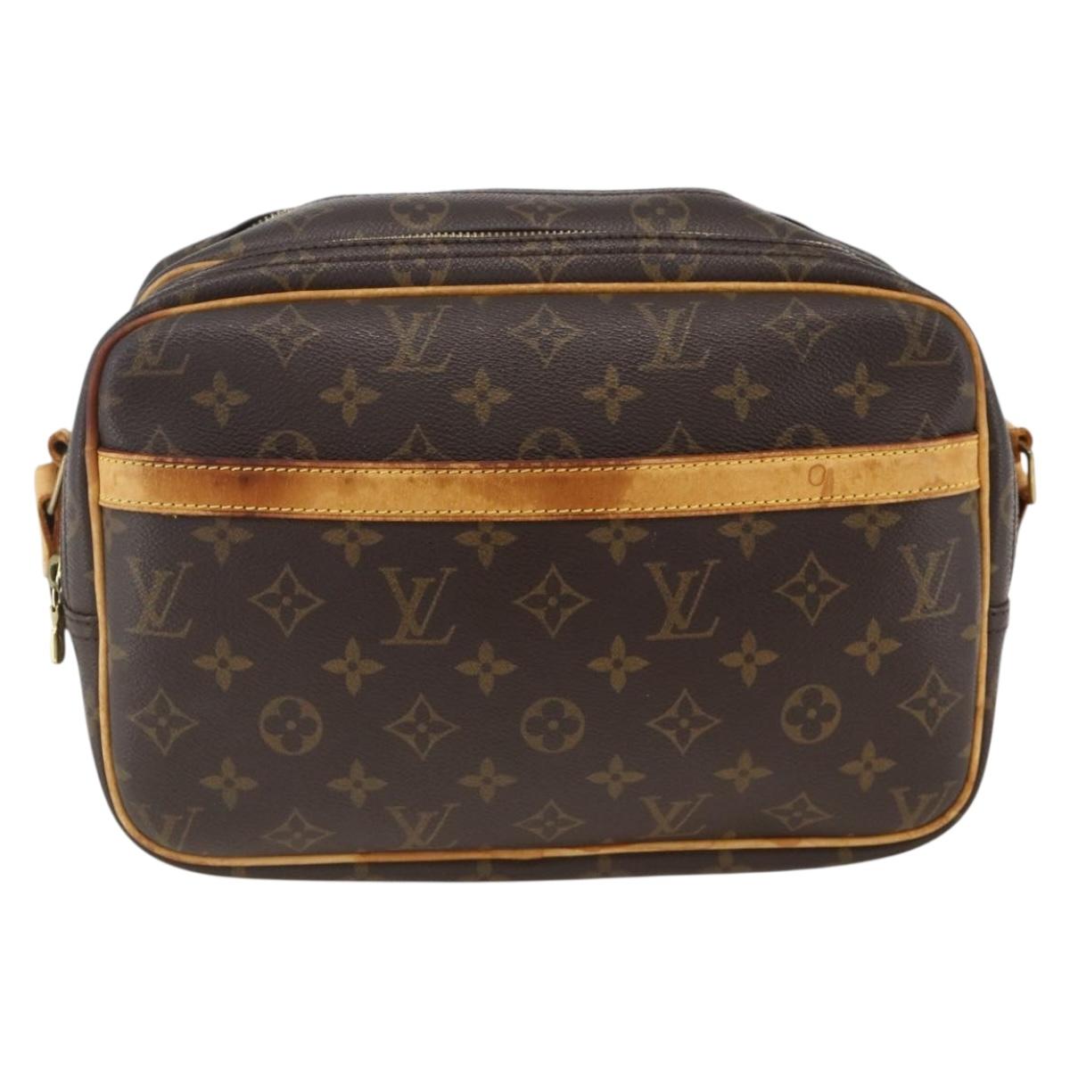 LOUIS VUITTON Monogram Reporter PM Shoulder Bag M45254 LV Auth ka3149