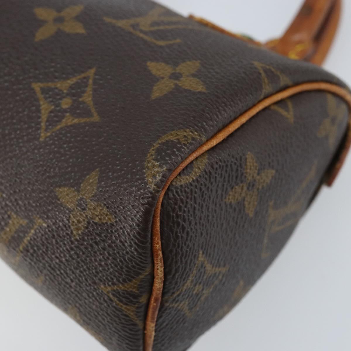 LOUIS VUITTON Monogram Mini Speedy Hand Bag M41534 LV Auth ka3152