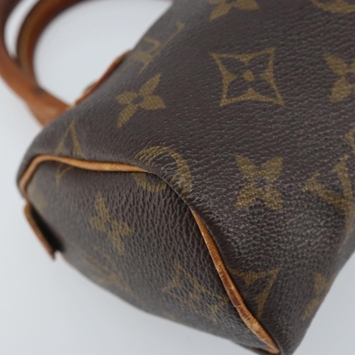 LOUIS VUITTON Monogram Mini Speedy Hand Bag M41534 LV Auth ka3152