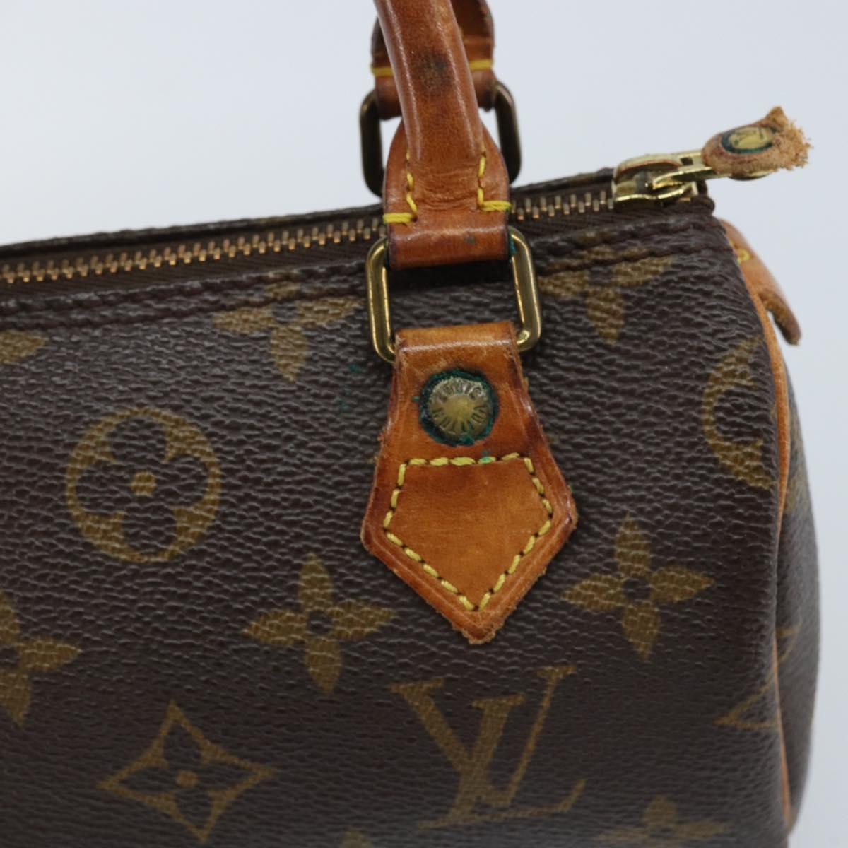 LOUIS VUITTON Monogram Mini Speedy Hand Bag M41534 LV Auth ka3152