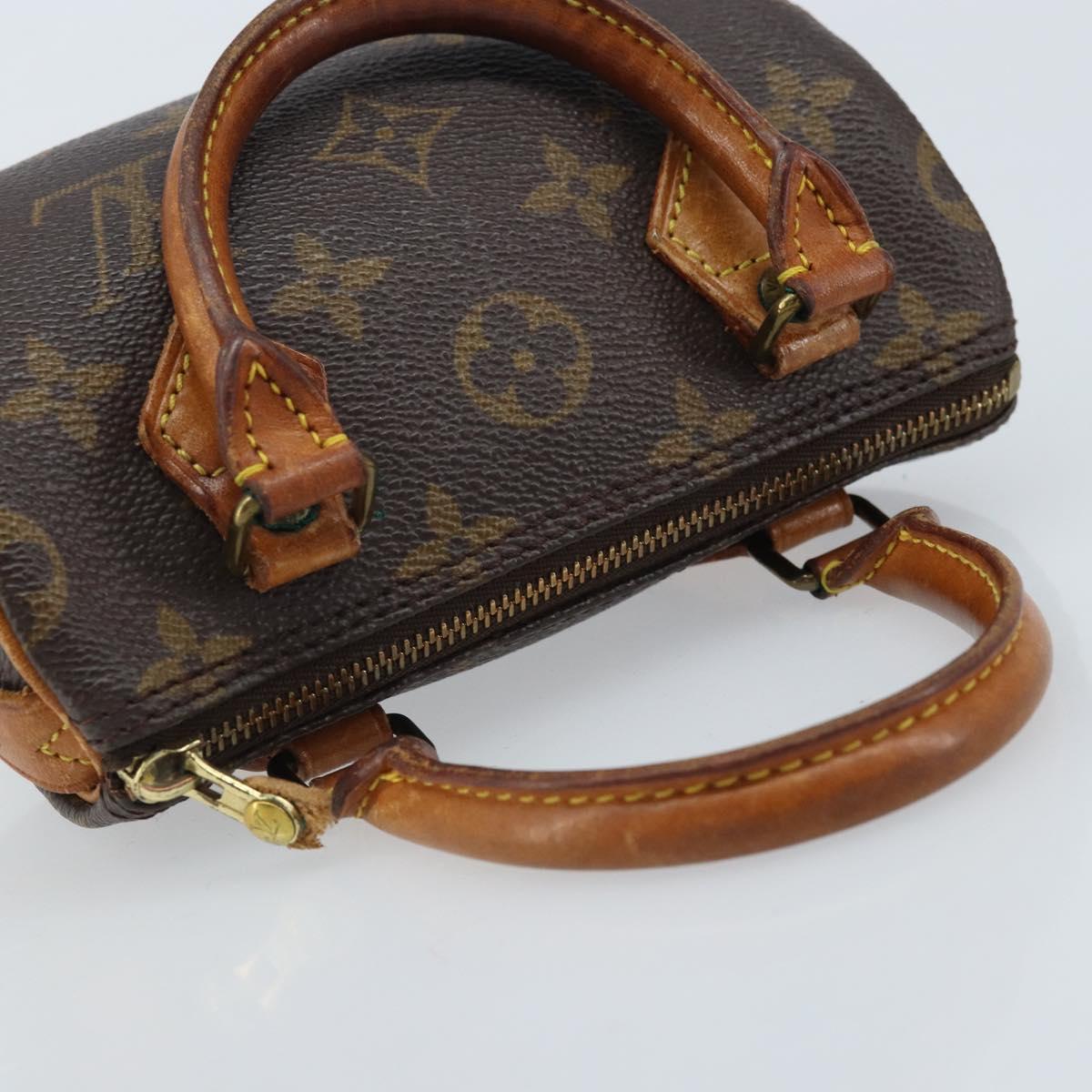 LOUIS VUITTON Monogram Mini Speedy Hand Bag M41534 LV Auth ka3152