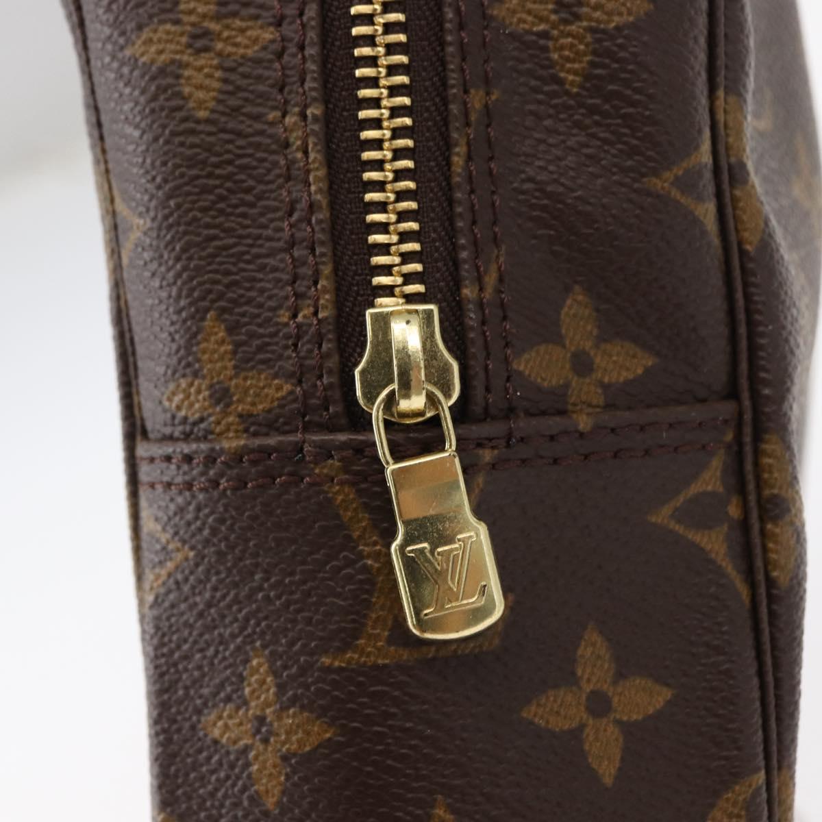 LOUIS VUITTON Monogram Trousse Toilette 28 Clutch Bag M47522 LV Auth ka317