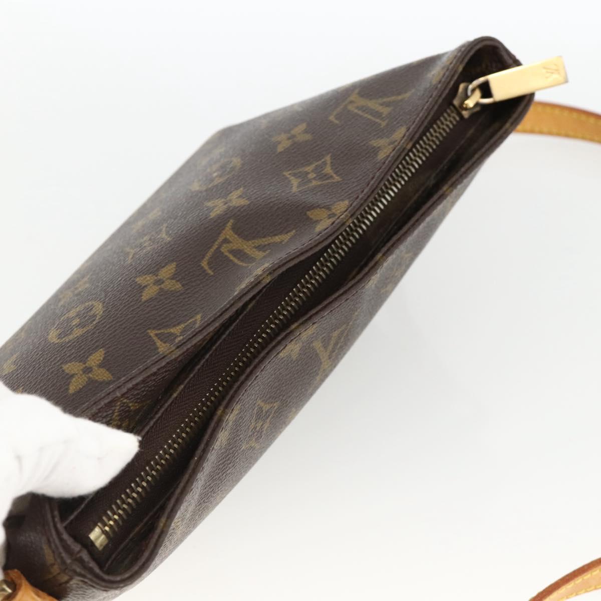 LOUIS VUITTON Monogram Trotteur Shoulder Bag M51240 LV Auth ka3179