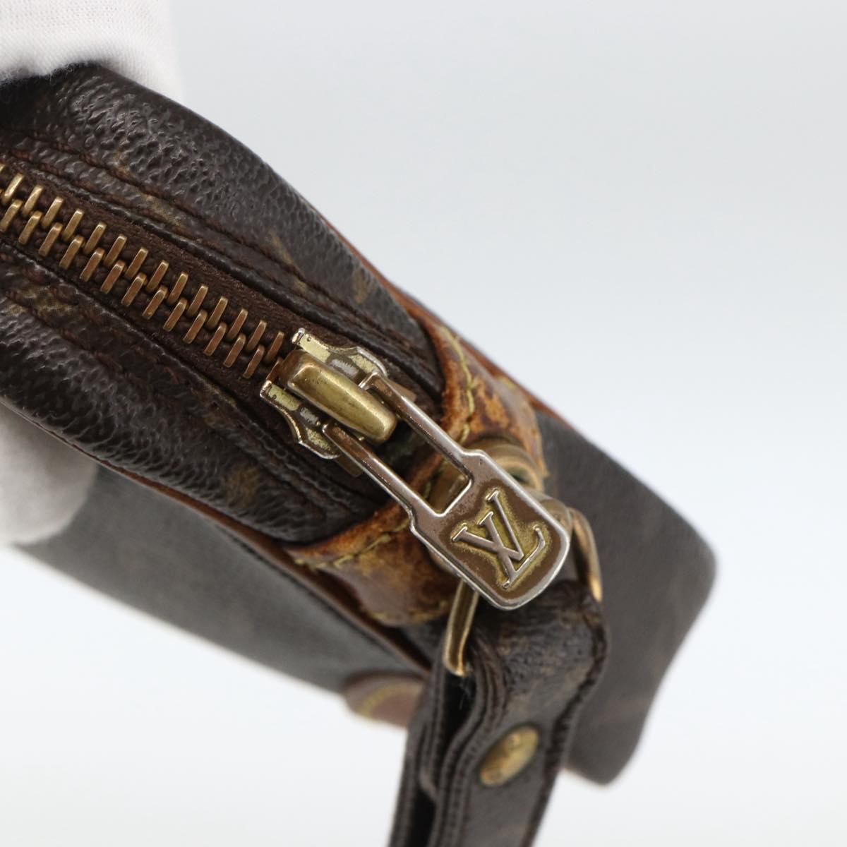 LOUIS VUITTON Monogram Marly Dragonne PM Clutch Bag M51827 LV Auth ka3181