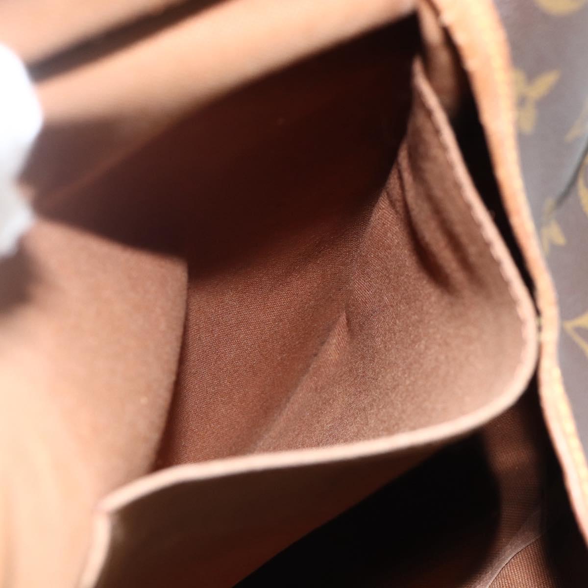 LOUIS VUITTON Monogram Saumur 35 Shoulder Bag M42254 LV Auth ka3182
