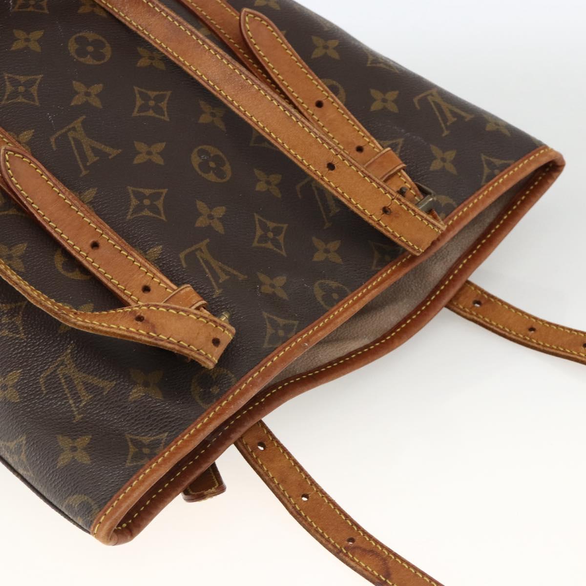 LOUIS VUITTON Monogram Bucket GM Shoulder Bag M42236 LV Auth ka3186
