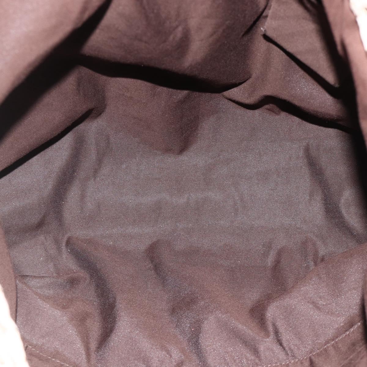 GUCCI GG Canvas Sherry Line Tote Bag Beige 189669 Auth ka3188