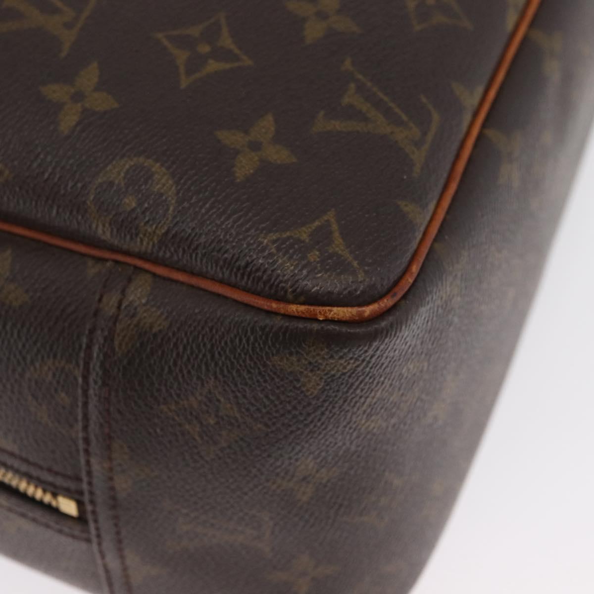 LOUIS VUITTON Monogram Deauville Hand Bag M47270 LV Auth ka3195