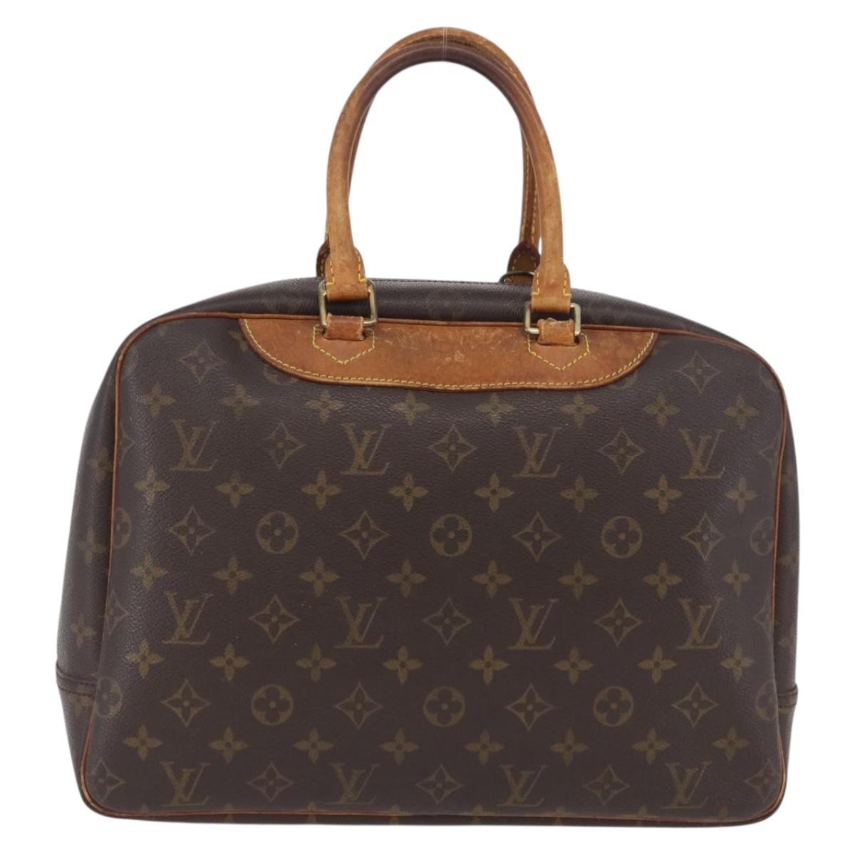 LOUIS VUITTON Monogram Deauville Hand Bag M47270 LV Auth ka3195